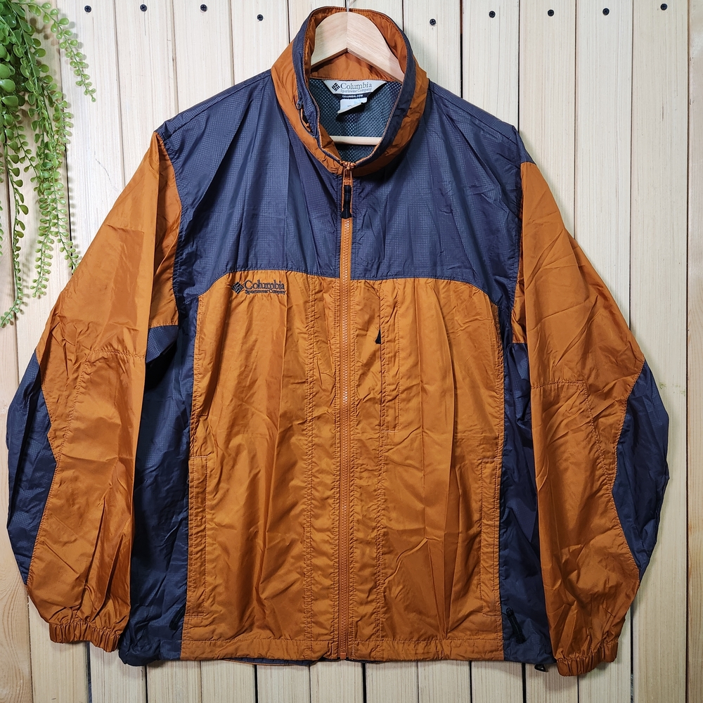 Vintage Columbia Jacket Orange and Blue Size L
